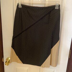Luxury Pinstripe Skirt US Size 8 - NWT